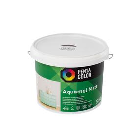 Emaliniai dažai, universalūs Pentacolor Aquamel, matinis, 3 kg, tamsiai ruda sp.