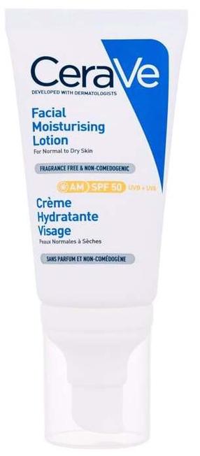 Лосьон для ухода за загаром для лица Cerave SPF50, 52 мл