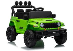 Детский электромобиль Lean Cars Jeep Rubicon DK-JWR558 24V, зеленый цв.