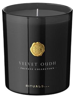 Свеча, ароматическая Rituals Velvet oudh, 60 час, 360 г, черный цв.