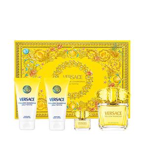 Dāvanu komplekts sievietēm Versace Yellow Diamond, 4 gab.