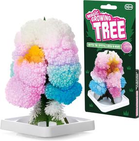 Kritālu audzēšanas komplekts Magic Growing Tree, daudzkrāsaina
