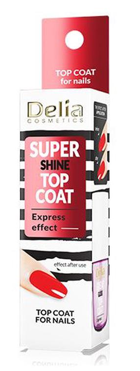 Küünehooldusvahend Delia Cosmetics Super Shine Top Coat, 11 ml
