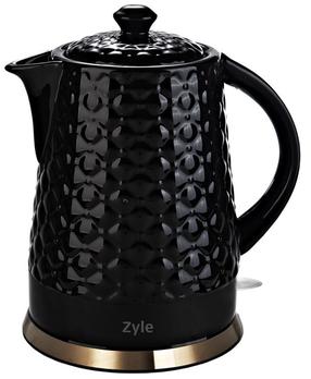 Elektrinis virdulys Zyle ZY18KWG, 1.5 l, juoda sp.