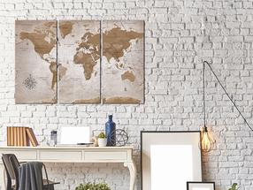 Reprodukcija Artgeist Vintage Map: Oriental Travels N6356, 60 cm x 40 cm