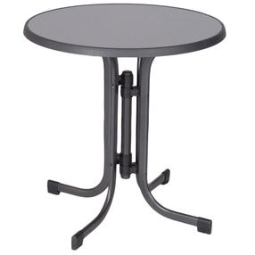 Lauko stalas Patio Dine & Relax Pizarra, antracito sp./pilka sp., 60 cm x 60 cm x 73 cm