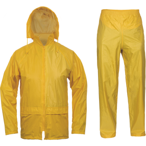 Kostiumas nuo lietaus vyrams Cerva Carina, geltona sp., 3XL dydis
