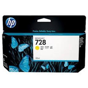 Картридж для струйного принтера HP 728 F9J65A, желтый цв.