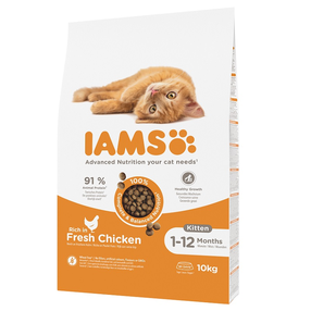 Kuiv kassitoit IAMS For Vitality 12773, kanaliha, 10 kg