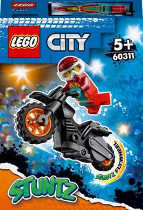 Konstruktorius LEGO City Ugninis kaskadininkų motociklas 60311, 11 vnt.
