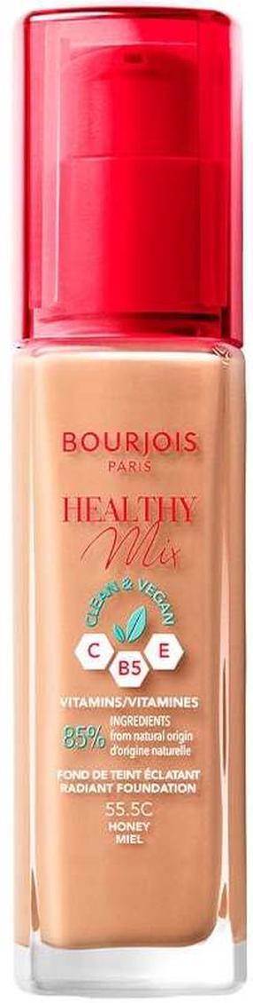 Жидкая основа для макияжа Bourjois Paris Healthy Mix, 55.5c honey, 30 мл