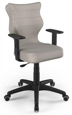 Vaikiška darbo kėdė Duo MT03 Size 6, 40 x 42.5 x 89.5 - 102.5 cm, juoda sp./šviesiai pilka sp.