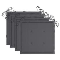 Kėdžių pagalvėlė VLX Garden Chair Cushions 47588, antracito sp., 40 cm x 40 cm, 4 vnt.