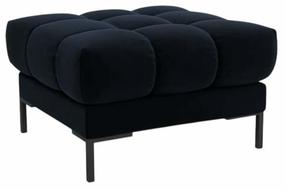 Pufas Cosmopolitan Design Bali Bluvel 89, tamsiai mėlyna (navy) sp., 60 cm x 60 cm x 41 cm