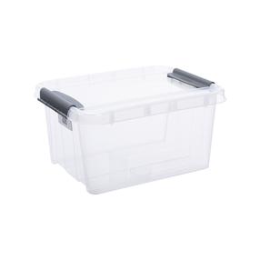 Kaanega hoiukarp, tööriistadele/esemete hoidmiseks/mänguasjade jaoks Pro Box 27790202, 32 l, läbipaistev v., 39 x 51 x 25.8 cm