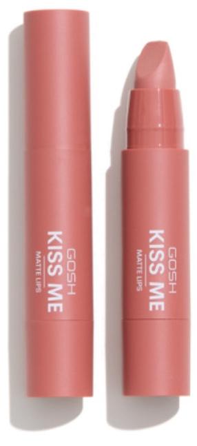 Lūpų dažai Gosh Kiss Me Matte, 3 g, natural kiss sp., 004