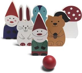 Mängu bowlingu komplekt BS Toys Forest Friends, mitmevärviline
