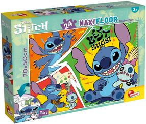 Puzle Lisciani Disney Stitch, 50 cm x 70 cm, 24 gab., daudzkrāsaina