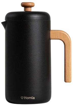Kavinukas French Press Homla Moria 004284, 1 l, juoda sp./kreminė sp.