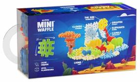 Konstruktorius Marioinex Mini Waffle Safari gyvūnai 07092, 50 vnt.