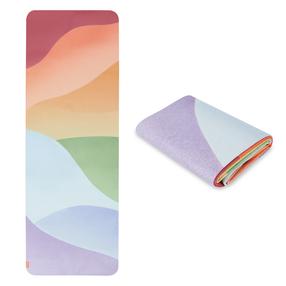 Kilimėlis fitnesui ir jogai Spokey Travel Yoga 595492, įvairių spalvų, 180 cm x 61 cm x 0.15 cm
