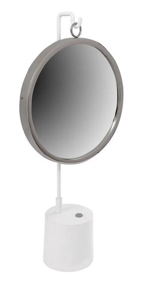 Meigipeegel Kayoom Eleganca 225, teisaldatav, 30 cm x 65 cm, valge v./hõbe v.