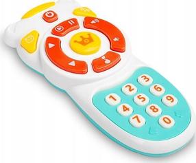 Interaktiivne mänguasi, mänguasjatelevisiooni kaugjuhtimispult Toyz, 16.5 cm, sinine v./valge v.