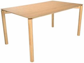 Valgomojo stalas Home4you Gardenia, ąžuolo sp., 150 cm x 90 cm x 75 cm