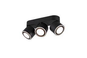 Valgusti kohtvalgusti Trio Taurus 652910332, LED, 3000 °K, 3 x 5 W, ilma katteta / must v.