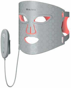 LED terapinė kaukė Beautifly AuraSkin Pro, pilka sp.