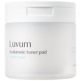 Тоник для лица, подушечки Luvum Witch Hazel Hyaluronic, 130 мл, 60 шт.