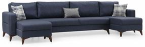 Dīvāns-gulta Atelier Del Sofa Kristal, antracīta krās., 90 x 351 cm x 86 cm