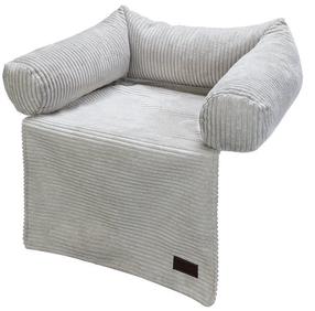 Gyvūno guolis Designed by Lotte Bench Cushion Ribbed 715272, šviesiai pilka sp., 50 cm x 50 cm