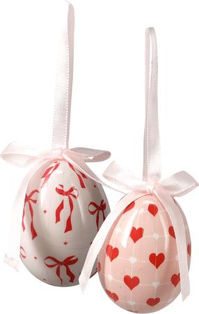 Dekoracija, velykinė PPF001610, 10 cm, (spalva/dizainas parenkami atsitiktine tvarka), 2 vnt.