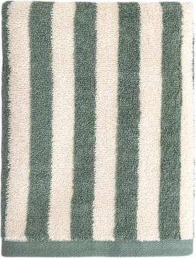  Vonios rankšluostis Homla Listra 243722, balta sp./žalia sp., 90 cm x 50 cm