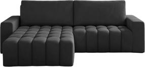 Kampinė sofa Bonett Monolith 97, tamsiai pilka sp., kairinė, 175 x 250 cm x 92 cm