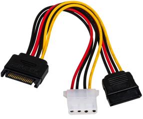 Adapteris Akyga AK-CA-32 SATA / Molex female, SATA male, 0.15 m, įvairių spalvų