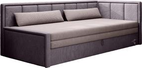 Sofa Fulgeo Poco 101, Poco 41, rožinė sp., dešininė, 82 x 214 cm x 77 cm