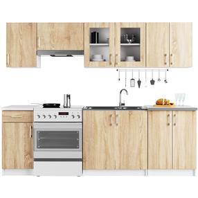 Virtuvės baldų komplektas Akord Lima, sonoma ąžuolo