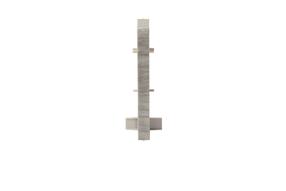 Põrandaliistu ühendus Cezar MasterLine W-PS-LL2ML60-M453, 1.6 cm x 6 cm x 1.5 cm, tumehall v., 2 tk