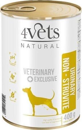 Mitrā barība (konservi) suņiem 4Vets Natural Urinary No Struvit, 0.4 kg