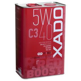 Auto dzinēja eļļa Xado 5W-40 C3, sintētiskais, 4 l