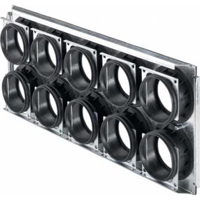 Ventilācijas adapteris ventilācijas sistēmām Zehnder CW-M 520‑10×90/P, 536 x 61 mm