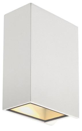 Sieninis lauko šviestuvas SLV Quad 2 XL, 4W, LED, IP44, balta sp., 5.3 cm x 15 cm