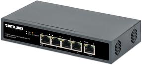 Komutatorius (Switch) IC Intracom PoE-Powered 5-Port Gigabit Switch
