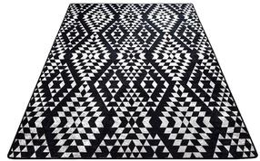 Paklājs Conceptum Hypnose Mabel 882CHL2124, balta krās./melna krās., 180 cm x 120 cm