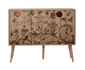 Spintelė Kalune Design Mega 731, ąžuolo sp., 36 cm x 120 cm x 90 cm