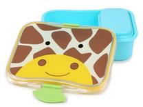 Dėžutė maistui Skip Hop Zoo Lunch Box Giraffe, 700 ml, 3 m., plastikas, mėlyna sp./geltona sp.
