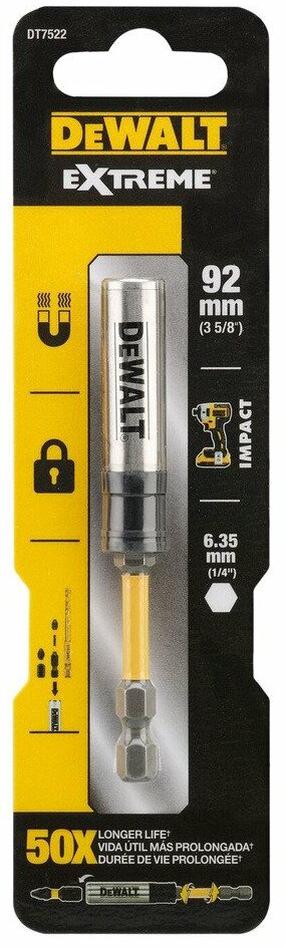 Магнитный держатель наконечника Dewalt Extreme, 92 мм, 1/4"