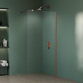 Dušo sienelė Magnifity Gardena Walk-In, 90 cm x 200 cm, skaidri sp./vario sp./skaidrus